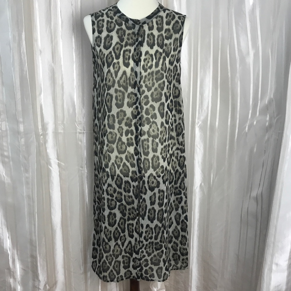 ZARA Tank Dress Leopard Print Tank Dress